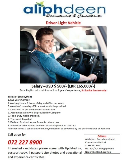 driver light vehical